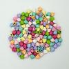Cuentas sueltas de aleación de colores en forma de corazón, cuentas con forma de corazón con orificio pasante, pulsera de pintura con cuentas, material de cuentas, accesorios de joyería hechos a mano DIY
