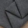 Tela de poliéster 100% color liso imitación lino para tapicería de sofás de casas de huéspedes, cojines de ventanales y tela decorativa resistente al desgaste