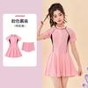 Traje de Baño para Niñas Verano Nuevo Protección Solar Dividido Cómodo Conservador Falda para Niñas Medianas y Grandes Traje de Baño para Niñas