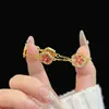[Mengye Xinghe] Nuevo Diseño de Nicho Lujo Ligero Pulsera de Diamantes Brillantes de Colores, Versátil y Exquisita, Pulsera de Moda Personalizada