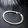 Pulsera para Hombre Chapada en Plata con Diseño de Hueso de Serpiente, Artículo de Venta Caliente Transfronterizo de Temu, Accesorios Simples y Únicos para Mujer, Mayoreo