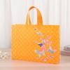 Bolsa de Mão Espessa de TNT para Mulheres, Sacola de Compras de Roupas de TNT Masculina, Bolsa de Presente Colorida Impressa Revestida