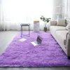 Alfombra larga de pelo para uso doméstico en sala de estar para niñas, alfombra de mesita de noche para dormitorio, felpudo de felpa de cobertura total, alfombra para sofá y mesa de centro