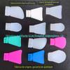 Fabricante Atacadista Produz Cabeça de Pincel de Máscara de Silicone Batom Cabeça de Pincel de Silicone Macio Caneta de Maquiagem Cabeça de Silicone Pincel de Silicone para Lápis de Sobrancelha