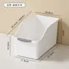 Caja de almacenamiento para esquina de gabinete, organizador para huecos de cocina del hogar, canasta para especias, canasta de plástico tipo cajón para clasificar y organizar artículos