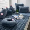 2021 Novo estilo tapete de coelho de pelúcia antiderrapante para bay window tapete de janela tatami decoração de quarto decoração de ambiente