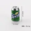 Latas de Coca-Cola Simuladas, Botellas Mini de Sprite, Accesorios de Resina Hechos a Mano para DIY, Transfronterizo de Amazon