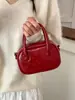 Bolsa Transversal de Ombro Único Cor Sólida Simples Estilo Coreano para Mulheres, Design de Nicho, Bolsa de Mão com Textura Fashion, Mochila Versátil