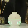 Humidificador creativo con veta de madera, carga USB, humidificador de aromaterapia para el hogar, purificador de aire para coche, hueco, luz nocturna colorida