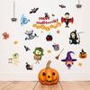 Adesivos de halloween horror casa elf adesivos de parede janela armário quarto fundo decoração de parede pintura auto-adesiva SK9096