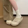 Nuevas Zapatillas Medias Birkenstock Dopamina Retro 2025, Zapatos Birkenstock Casuales Versátiles con Pliegues, Pantuflas de Punta Cerrada Adecuadas para Usar al Aire Libre