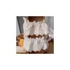 Renda de bordado de algodão plissado branco/bege de 7 cm de largura Acessórios de decoração para bainha e punho de roupas DIY Feito à mão