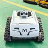 Equipo de Fácil Mantenimiento de 550 mm de Ancho Robot Cortacésped para Huertos Zy-550L Oruga Batería de Litio