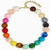 Collar de Cuentas de Ábaco Colorido Nuevo Primavera/Verano 2026, Estilo Europeo y Americano, Gargantilla Bohemia Única de Alta Venta para Mujer, Transfronterizo