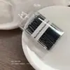 Grampos de Cabelo Pretos Sem Costura para Fixação Lateral, Pequenos Grampos de Aço para Franja e Penteado