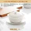 Panela de Cerâmica Bone China para Ensopado Xícara de Sopa Louça Cerâmica com Tampa Tigela para Ovo no Vapor Tigela para Sopa Panela de Ensopado Panela de Ensopado à Prova d'Água Casa Sopa de Ensopado Ninho de Pássaro