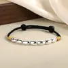 Nuevo Pulsera Versátil de Alta Gama con Diseño de Personalidad de Nicho de Trigo de Siete Granos Hilo Rojo Retro Nueva Cultura Tradicional China