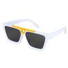Gafas de Sol para Mujer, Modernas, Cara Grande, Aspecto Adelgazante, Gafas de Moda de Alta Gama, Gafas de Sol para Conducir para Hombre 131 Rt062
