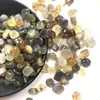 Precio alrededor de 3-12 mm por 100 g grava de ágata gris grava para paisajismo color primario grava de ágata de agua