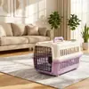 Transportín para Gatos Caja de Viaje para Mascotas Portátil Jaula para Perros al Aire Libre Mochila Cápsula Espacial Transporte en Coche Anti-Estrés