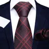 Corbata de hombre Paisley para Negocios y Boda, Corbata Jacquard a Cuadros Atada a Mano, Traje de Alta Gama para Hombre