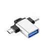 Los fabricantes de fuentes ofrecen la ventaja de suministrar un adaptador dos en uno OTG3.0 y un adaptador Android TYPE-C.