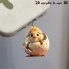 Tapón de Polvo de Pollito Eclosionando Lindo 2D para Teléfono Móvil, Carga Acrílica para Teléfono Inteligente