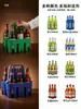 Nova Cesta Empilhável para Cerveja Ktv Porta-Vinho Cesta Plástica Portátil para 6 Garrafas