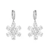 Brincos Pingente de Flor Versáteis com Senso de Design, Design de Nicho, Brincos Exquisitos, Brincos de Estilo Levemente Luxuoso para Mulheres