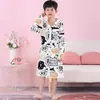 Pijama Infantil, Primavera e Outono, Manga Longa, Fino, Desenho Animado, Roupa de Casa, Roupas para Ar Condicionado de Verão, Conjunto de Pijama Fino para Crianças Maiores