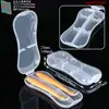 Caixa de Talheres Infantil, Porta-Colher de Silicone, Porta-Hashi e Garfo-Colher de Treinamento para Bebês em PP, Mordedor, Porta-Escova de Dentes e Mordedor