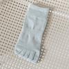 Calcetines de Cinco Dedos para Mujer, Calcetines Deportivos Finos de Algodón Puro para Verano, Antibacterianos, Desodorantes, Absorbentes de Sudor, Calcetines Cortos, Calcetines de Cinco Dedos para Yoga