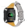 Adecuado para el Smartwatch Fitbit Versa con Correa Nueva de Cuero de Vaca de Primera Capa Arcoíris