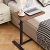 Escritorio de computadora móvil ajustable para apartamentos de alquiler, mesa auxiliar para sofá, mesa plegable para el hogar, escritorio de estudio, mesita de noche pequeña