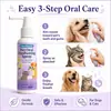Spray de Higiene Oral para Pets Kineshinex Limpa os Dentes e Refresca o Hálito Limpador de Higiene Oral para Gatos e Cachorros
