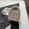 Bolso Cubo para Mujer, Moda Verano 2026 Nuevo Diseño de Nicho Bolso Cruzado con Cadena, Bolso de Mano Acolchado de Moda