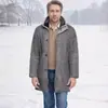 En Stock Transfronterizo Otoño e Invierno para Hombre Comercio Exterior para Hombre Abrigo de Borrego de Longitud Media Chaqueta de Lana de Moda para Hombre Hombre