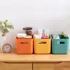 Caixa de armazenamento de plástico cesta de armazenamento de artigos diversos para mesa com tampa caixa caixa de armazenamento de frutas brinquedos temperos caixa de armazenamento para guarda-roupa