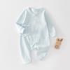 Ropa de Bebé Recién Nacido Mariposa Todo en Uno Sin Huesos Primavera y Otoño Algodón Puro Ropa de Monje para Recién Nacidos Ropa de Gateo Velcro Ropa para Bebé