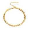 Jinhui nova pulseira popular de aço titânio europeia e americana estilo ins feminina moda personalizada pulseira que não desbota anti-desbotamento