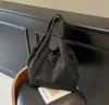Bolso de Hombro Tipo Tote Coreano Ins Moda Perezosa Bordado Tridimensional, Versátil para Uso Diario, Bolso de Compras Simple y Ligero, Personalizable
