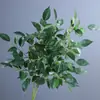 Ramas Simuladas, Hojas Pequeñas de Banyan, Hojas de Frijol, Ramas de Hoja de Milán, Hojas Simuladas, Decoración de Escena de Hotel y Posada, Flores Artificiales