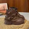 Botas Martin para Niñas 2026 Otoño/Invierno Nuevo Estilo Botines Cortos para Niños Medianos y Grandes Botas de Tacón Retro Estilo Británico Elegantes Botines Individuales para Niños