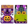 Venda Quente Transfronteiriça Toalha de Cozinha Caveira Divertida Escura Decoração de Halloween Limpeza Panos de Mesa Pano de Lavar Louça