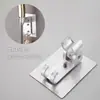 Soporte de Ducha de Aluminio Espacial Base Fija Sin Taladro Soporte para Cabezal de Ducha Montaje en Pared Accesorios de Ducha Juego de Ducha