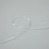 Hilo Elástico de Cristal 100m Blanco Transparente Hilo para Abalorios DIY Alta Elasticidad Hilo Elástico Resistente al Desgaste Hilo para Manualidades Cordón para Pulseras