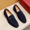 1:1 Etiqueta Original Caja Original Cuero Genuino Otoño Transpirables Zapatos de Cuero para Hombre Todas las Estaciones Marca F Casual de Negocios Mocasines sin Cordones