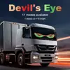 Celebridade da Internet Olho de Diabo Caminhão Tela de Led Olho de Carro Luz Led Dinâmica Caminhão Adesivo Inteligente para Carro Venda Direta da Fábrica