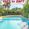 Red de Voleibol para Piscina Ampliable 15 pies-28 pies Ajustable Mejorada Resistente a Todo Clima Impermeable Borde Súper Grueso