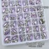 Rhinestones de Azúcar Coloreados K9 de Alta Calidad Sin Base, Productos Terminados de Vidrio Coloreado Deslumbrantes, Hechos a Mano, Rhinestones para Uñas que se Ajustan Súper Bien